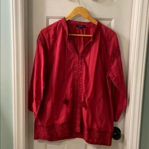 Madewell boho blouse